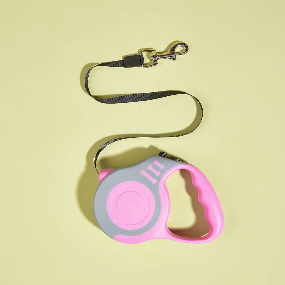 Guinzaglio Estensibile 3m/5m in Nylon per Cani e Gatti