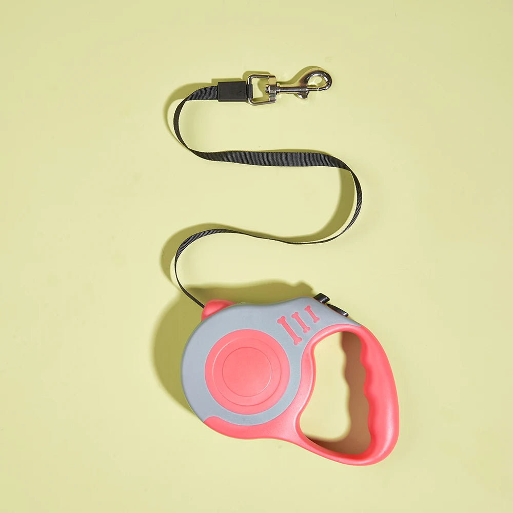 Guinzaglio Estensibile 3m/5m in Nylon per Cani e Gatti