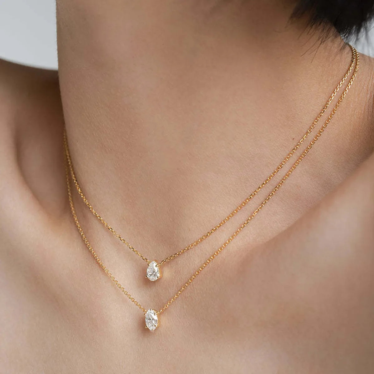 Trendy Zircon Layered Choker Necklace